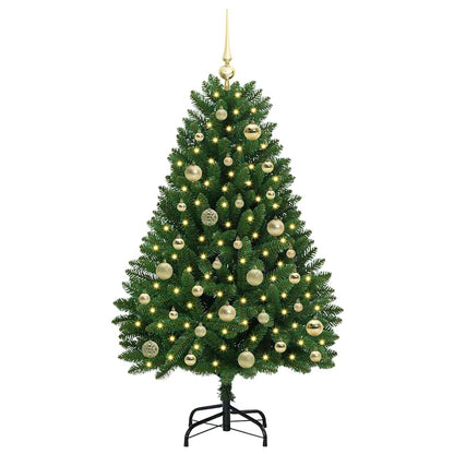 Albero di Natale artificiale Verde 120 cm PVC e Metallo