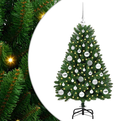 Albero di Natale artificiale Verde 120 cm PVC e Metallo