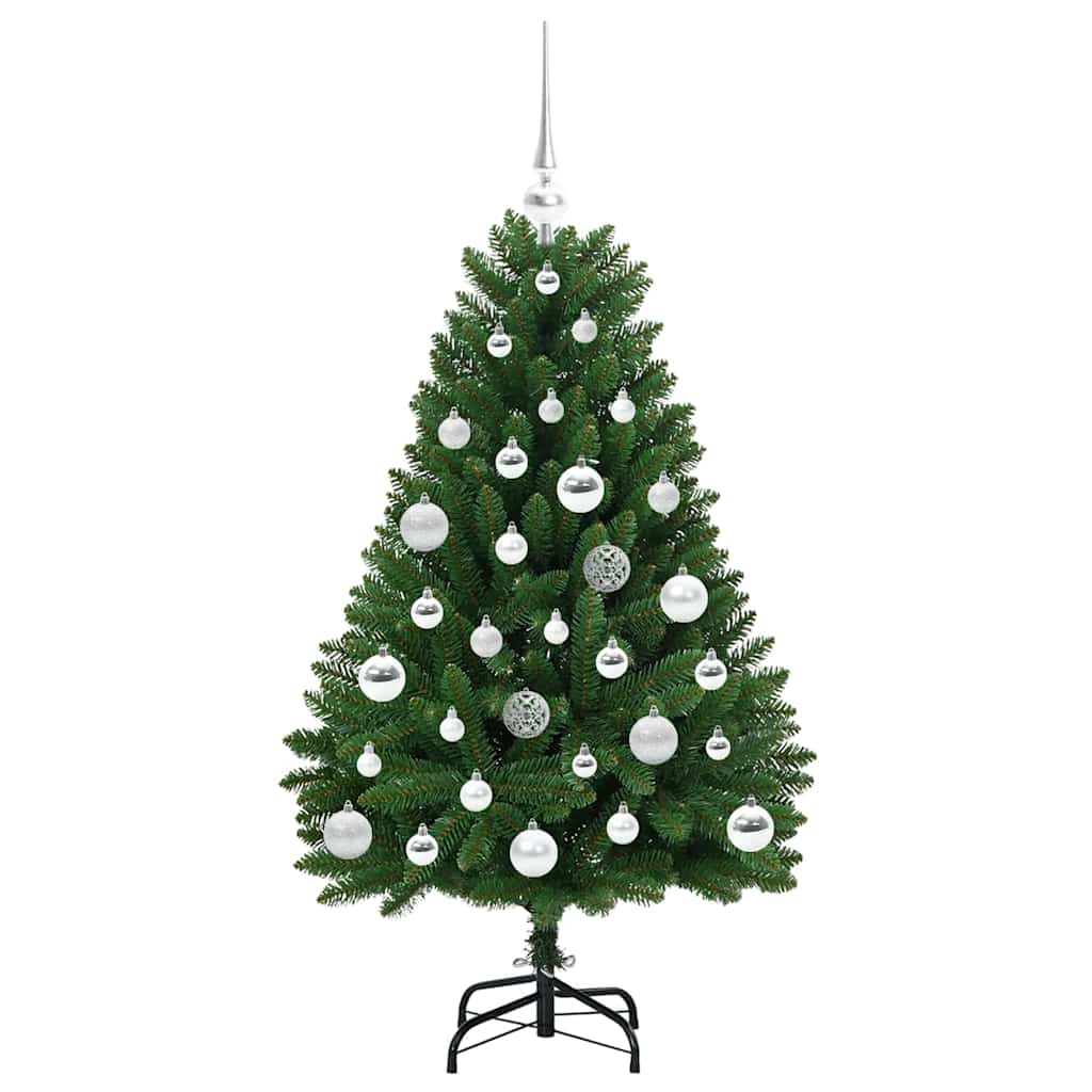 Albero di Natale artificiale Verde 120 cm PVC e Metallo