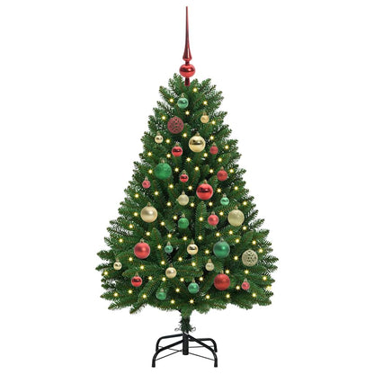 Albero di Natale artificiale Verde 120 cm PVC e Metallo