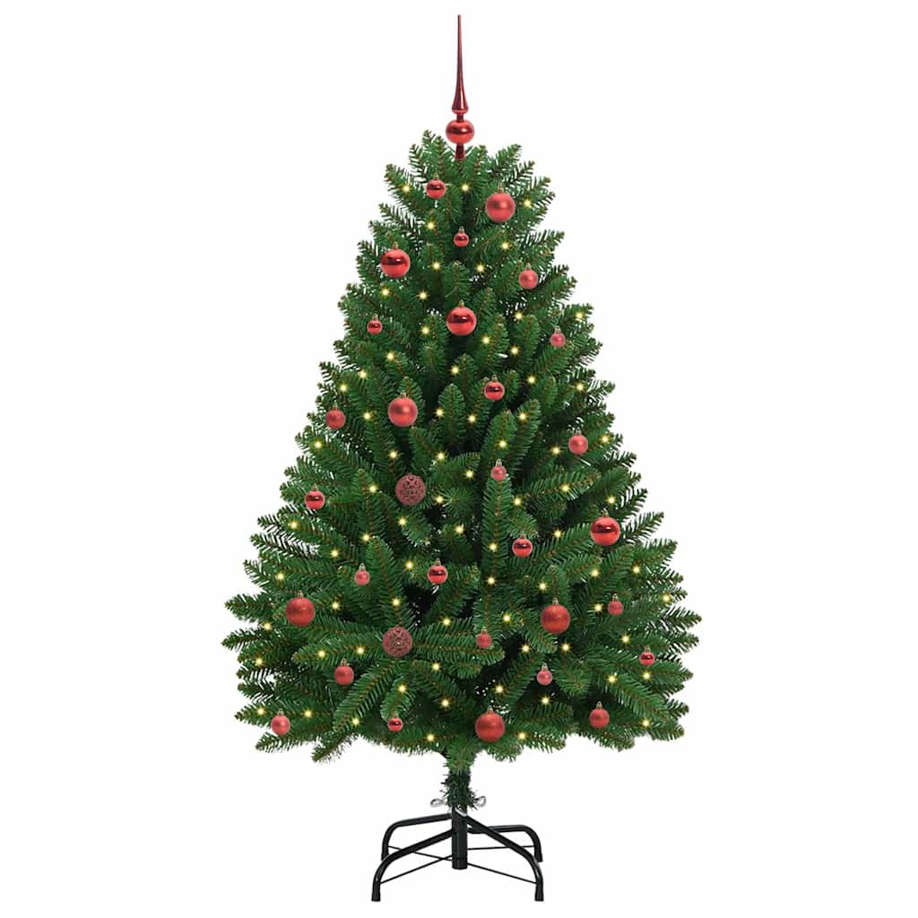 Albero di Natale artificiale Verde 150 cm PVC e Metallo