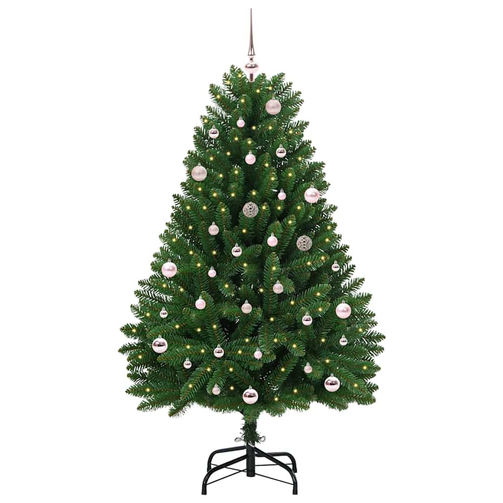 Albero di Natale artificiale Verde 150 cm PVC e Metallo