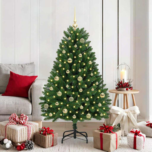 Albero di Natale artificiale Verde 150 cm PVC e Metallo | homemem39