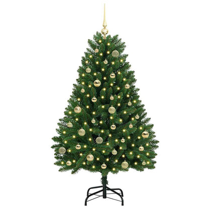 Albero di Natale artificiale Verde 150 cm PVC e Metallo