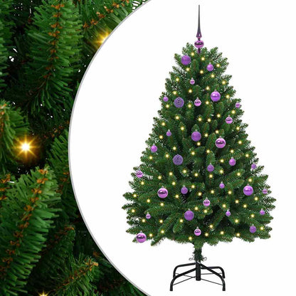 Albero di Natale artificiale Verde 150 cm PVC e Metallo