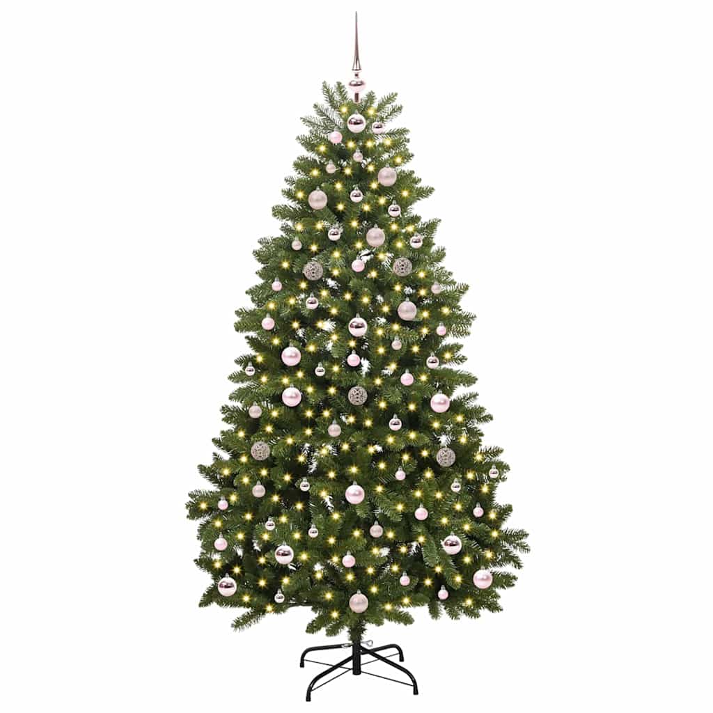 Albero di Natale artificiale Verde 180 cm PVC e Metallo