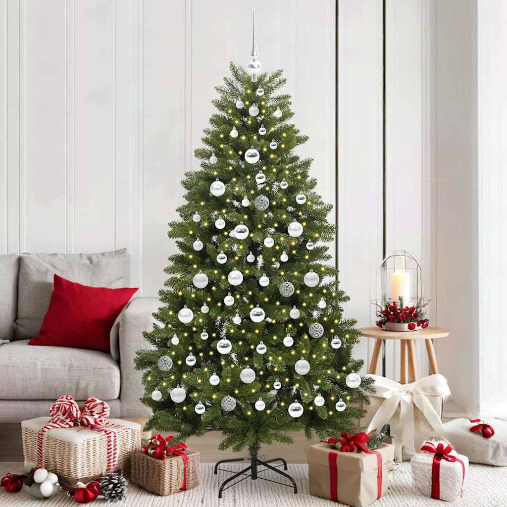 Albero di Natale artificiale Verde 180 cm PVC e Metallo | homemem39