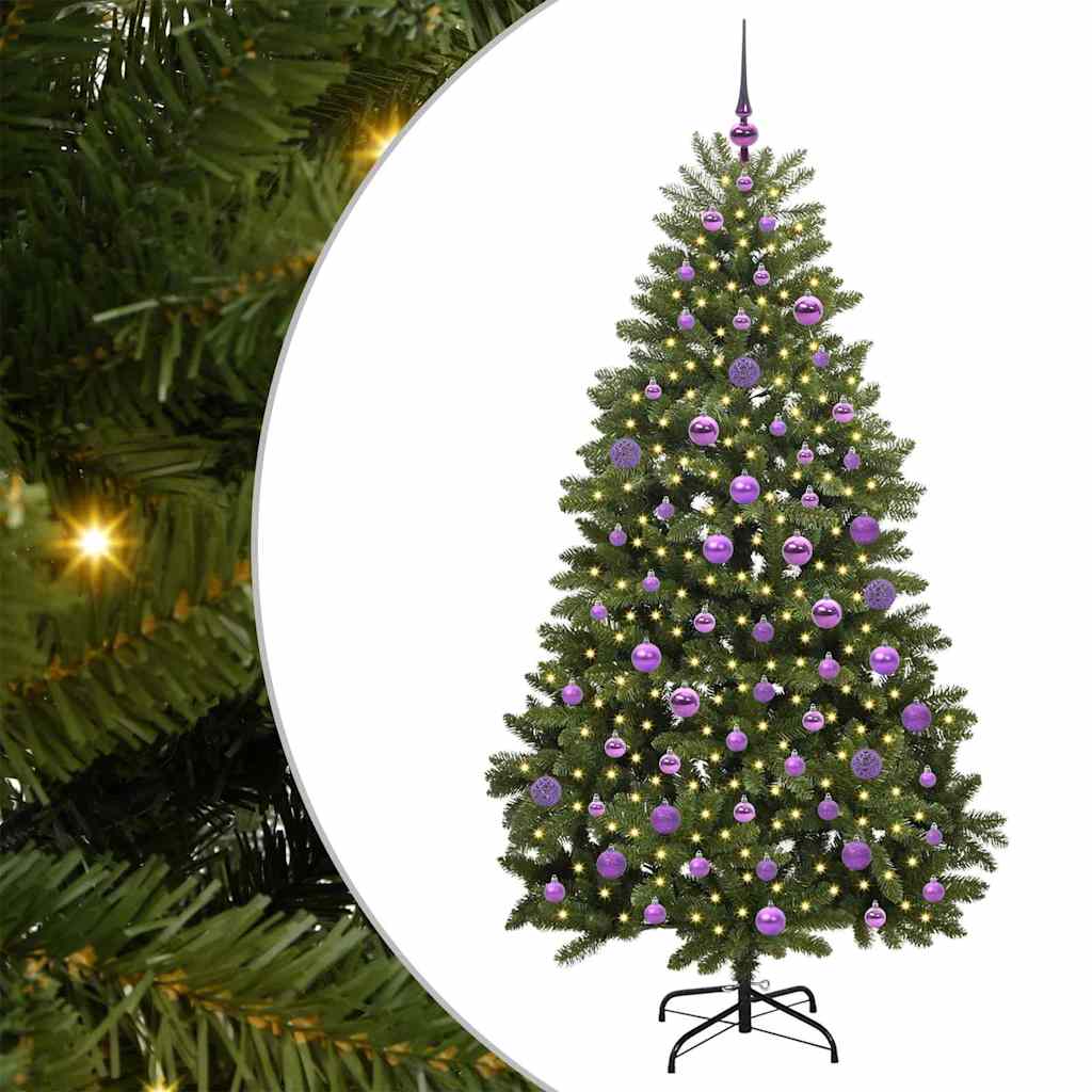 Albero di Natale artificiale Verde 180 cm PVC e Metallo