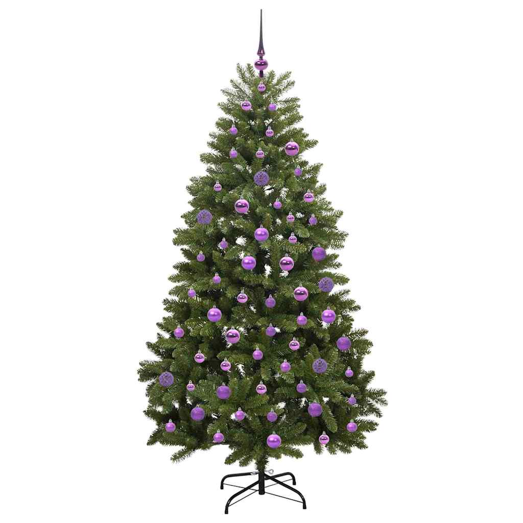 Albero di Natale artificiale Verde 180 cm PVC e Metallo