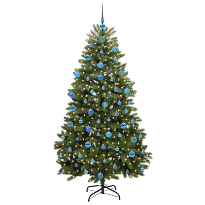 Albero di Natale artificiale Verde 180 cm PVC e Metallo