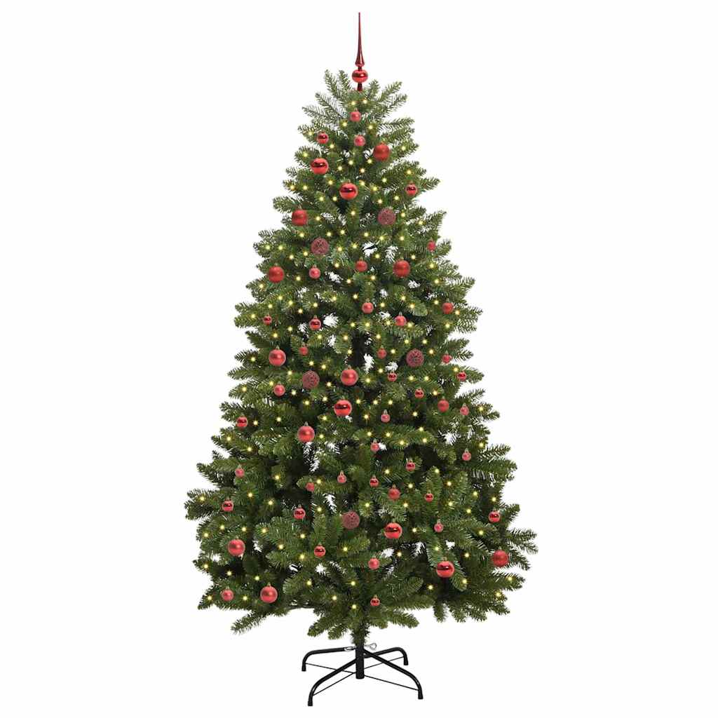 Albero di Natale artificiale Verde 210 cm PVC e Metallo