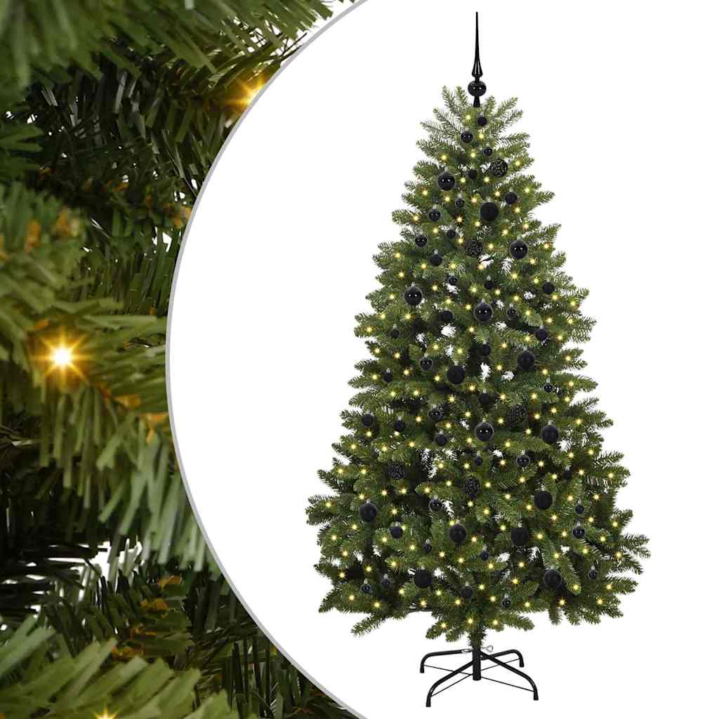 Albero di Natale artificiale Verde 210 cm PVC e Metallo