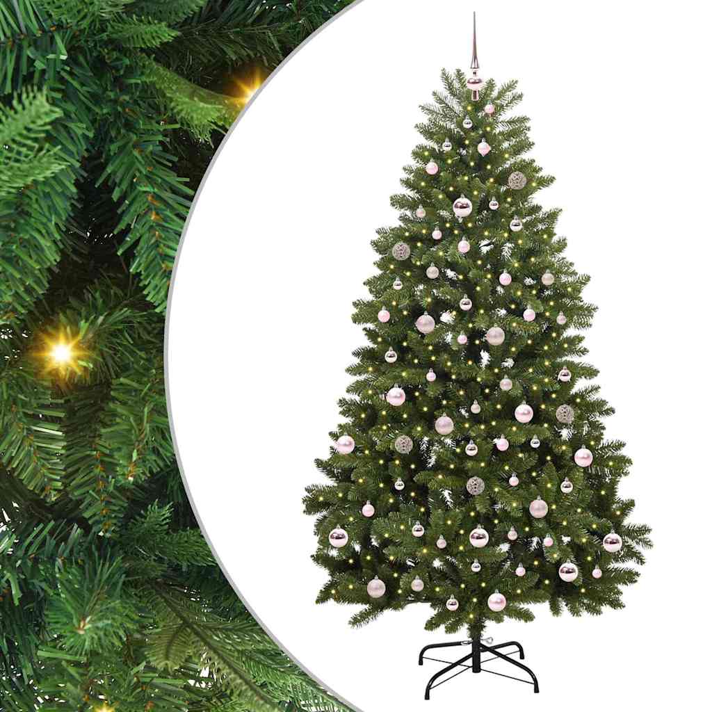 Albero di Natale artificiale Verde 210 cm PVC e Metallo