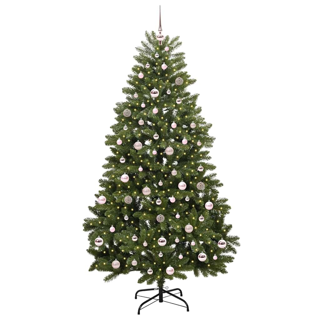 Albero di Natale artificiale Verde 210 cm PVC e Metallo