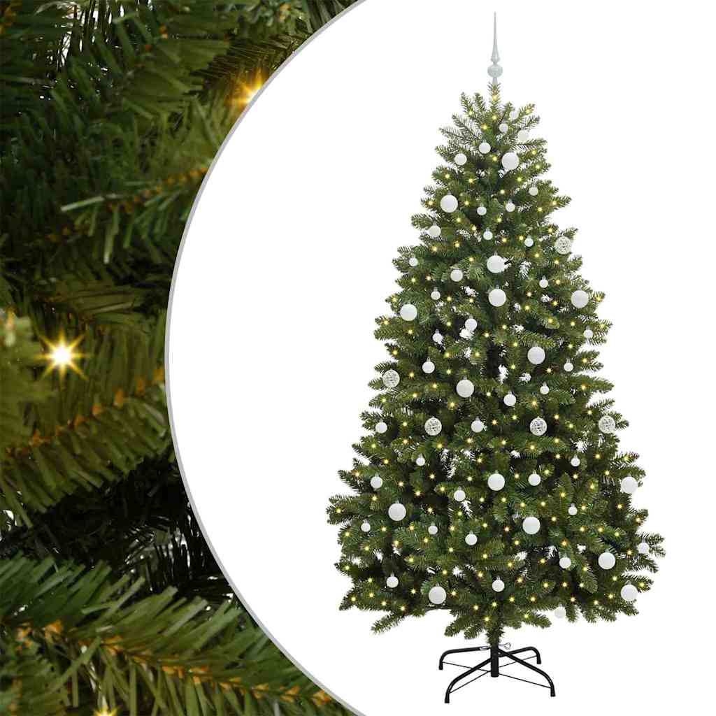 Albero di Natale artificiale Verde 210 cm PVC e Metallo