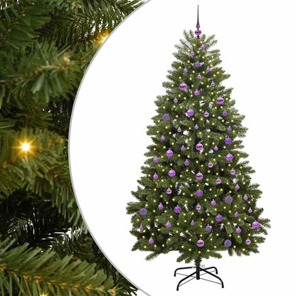Albero di Natale artificiale Verde 210 cm PVC e Metallo