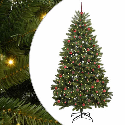 Albero di Natale artificiale Verde 240 cm PVC e Metallo