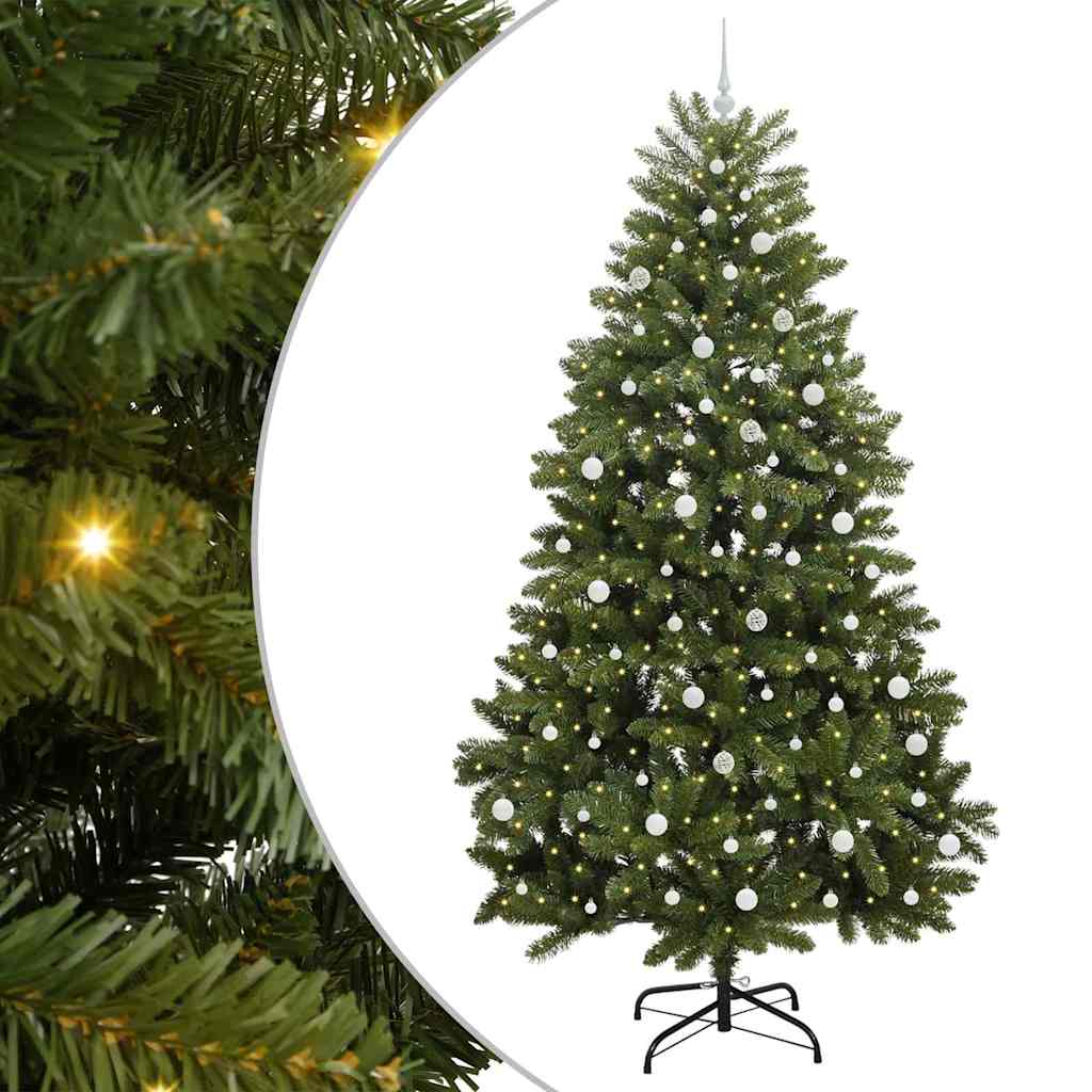 Albero di Natale artificiale Verde 240 cm PVC e Metallo