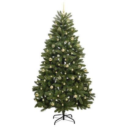 Albero di Natale Artificiale con Rami Pieghevoli 240 cm 300 LED