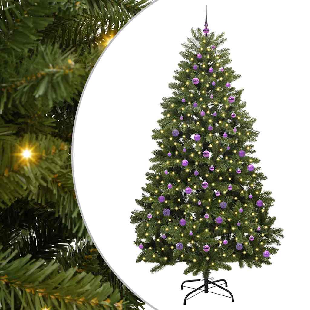 Albero di Natale artificiale Verde 240 cm PVC e Metallo