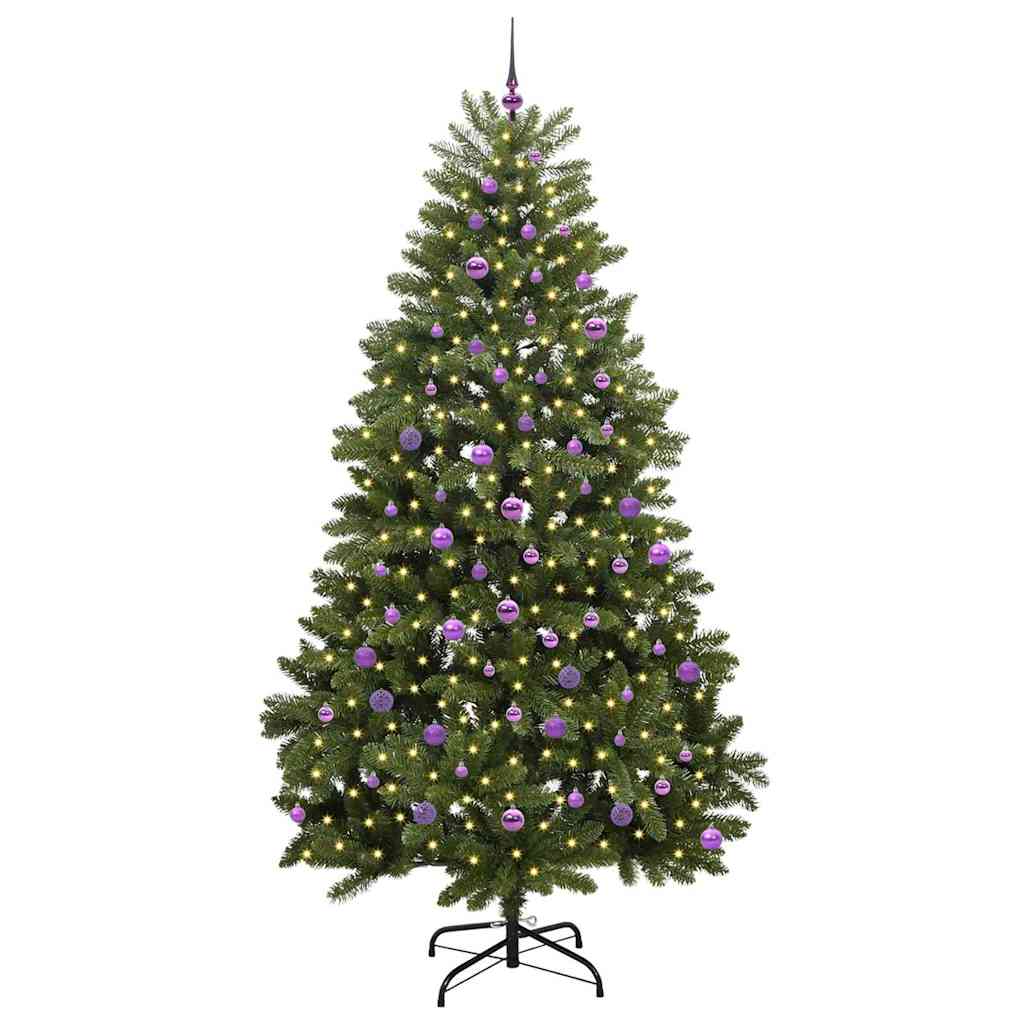 Albero di Natale artificiale Verde 240 cm PVC e Metallo