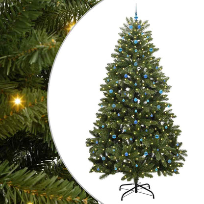 Albero di Natale Artificiale con Rami Pieghevoli 300 cm 300 LED