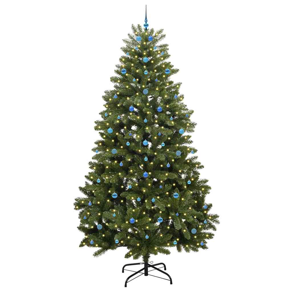 Albero di Natale Artificiale con Rami Pieghevoli 300 cm 300 LED