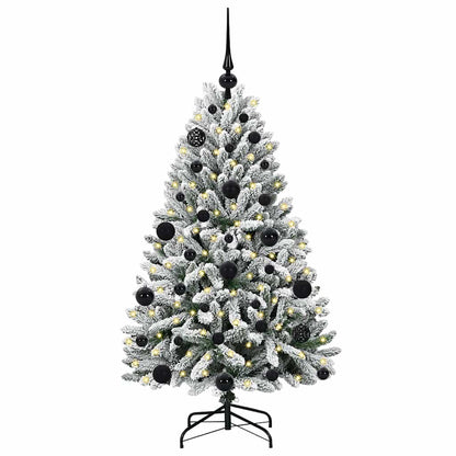 Albero di Natale artificiale con 150 LED Verde e Bianco 120 cm