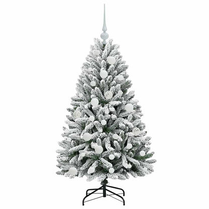 Albero di Natale artificiale con 150 LED Verde e Bianco 120 cm