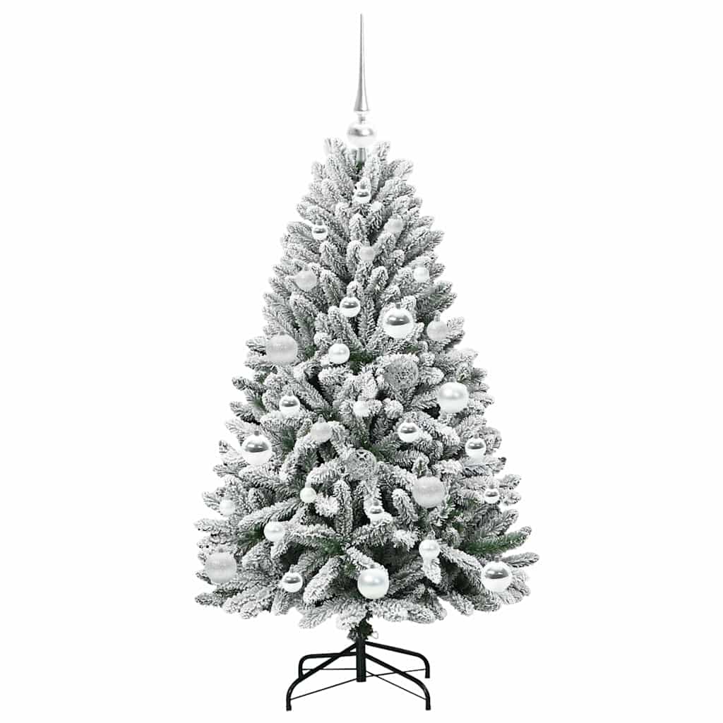 Albero di Natale artificiale con 150 LED Verde e Bianco 120 cm