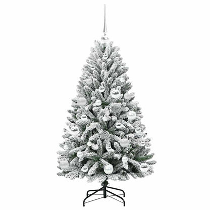 Albero di Natale artificiale con 150 LED Verde e Bianco 120 cm