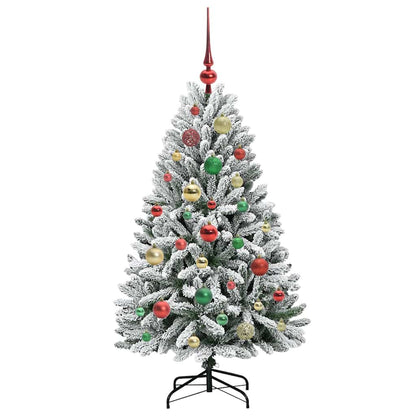 Albero di Natale artificiale con 150 LED Verde e Bianco 120 cm