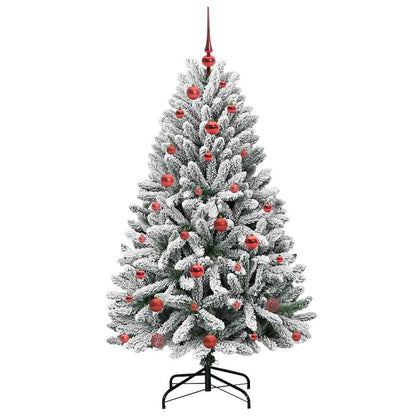 Albero di Natale artificiale con 150 LED Verde e Bianco 150 cm
