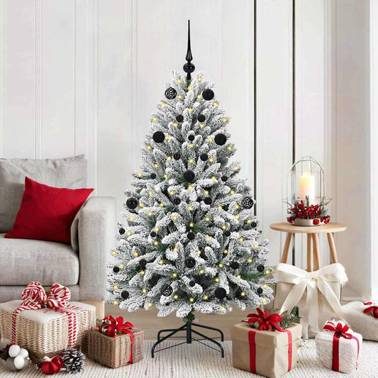 Albero di Natale artificiale con 150 LED Verde e Bianco 150 cm | homemem39