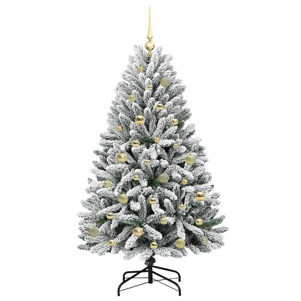 Albero di Natale artificiale con 150 LED Verde e Bianco 150 cm