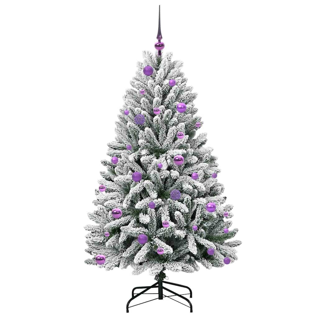 Albero di Natale artificiale con 150 LED Verde e Bianco 150 cm