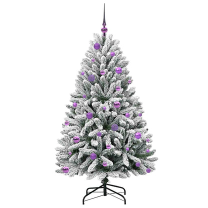 Albero di Natale artificiale con 150 LED Verde e Bianco 150 cm