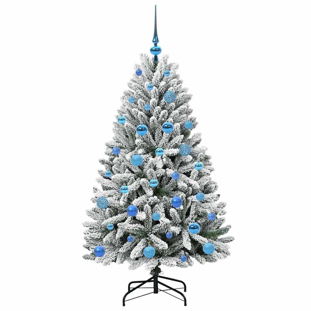 Albero di Natale artificiale con 150 LED Verde e Bianco 150 cm