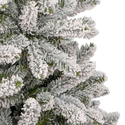 Albero di Natale artificiale con 300 LED Verde e Bianco 180 cm