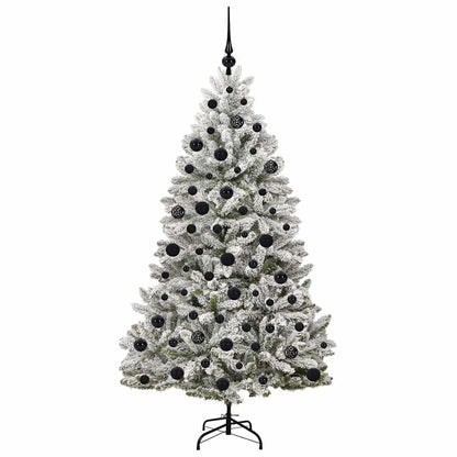 Albero di Natale artificiale con 300 LED Verde e Bianco 180 cm