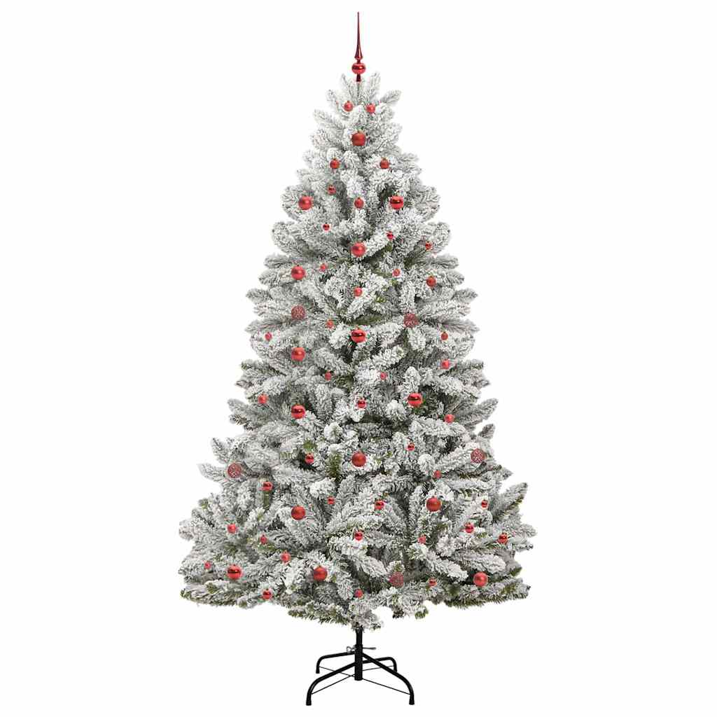 Albero di Natale artificiale con 300 LED Verde e Bianco 240 cm