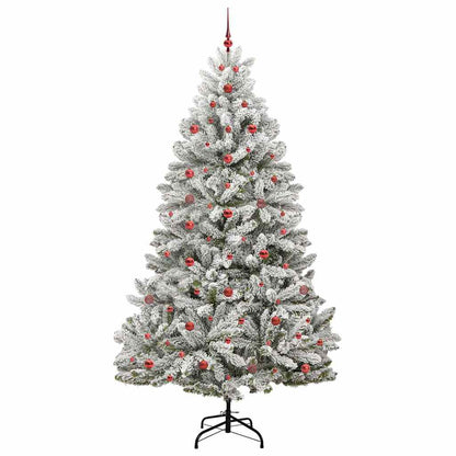 Albero di Natale artificiale con 300 LED Verde e Bianco 240 cm