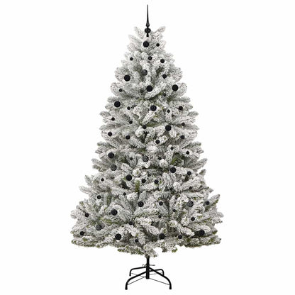 Albero di Natale artificiale con 300 LED Verde e Bianco 240 cm