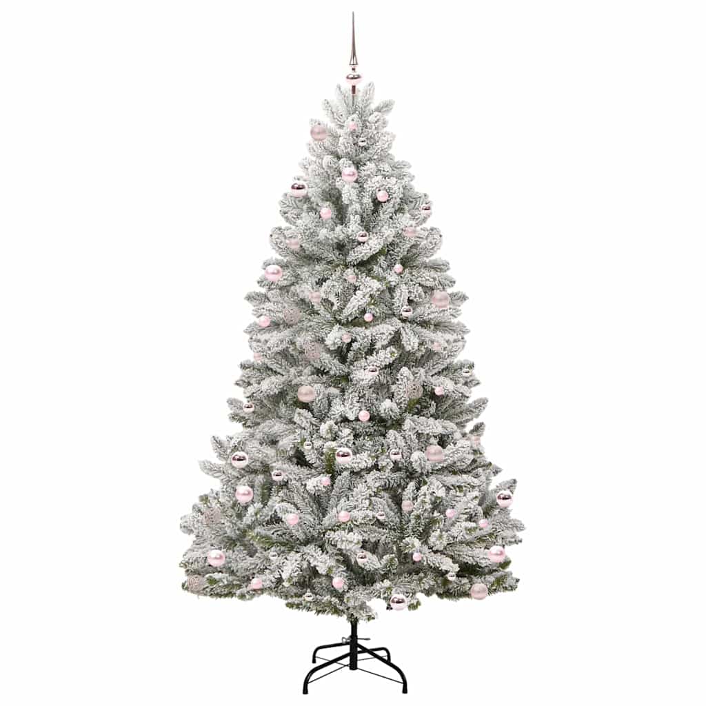 Albero di Natale artificiale con 300 LED Verde e Bianco 240 cm