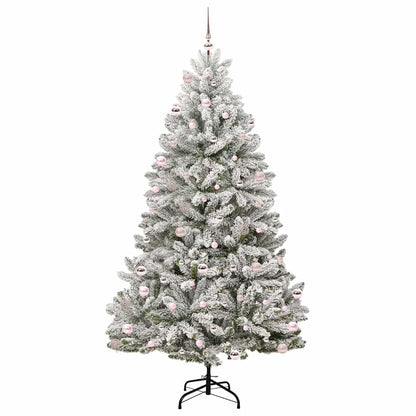 Albero di Natale artificiale con 300 LED Verde e Bianco 240 cm