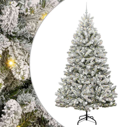 Albero di Natale artificiale con 300 LED Verde e Bianco 240 cm