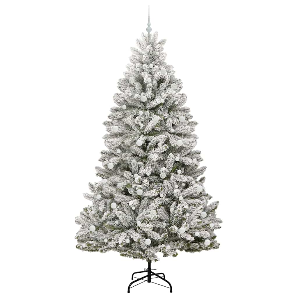 Albero di Natale artificiale con 300 LED Verde e Bianco 240 cm
