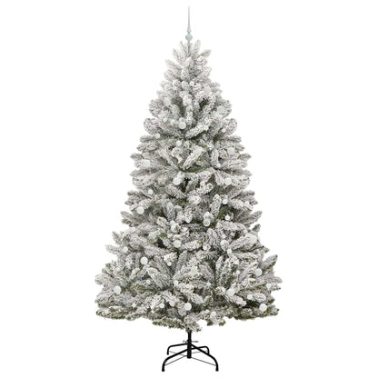 Albero di Natale artificiale con 300 LED Verde e Bianco 240 cm