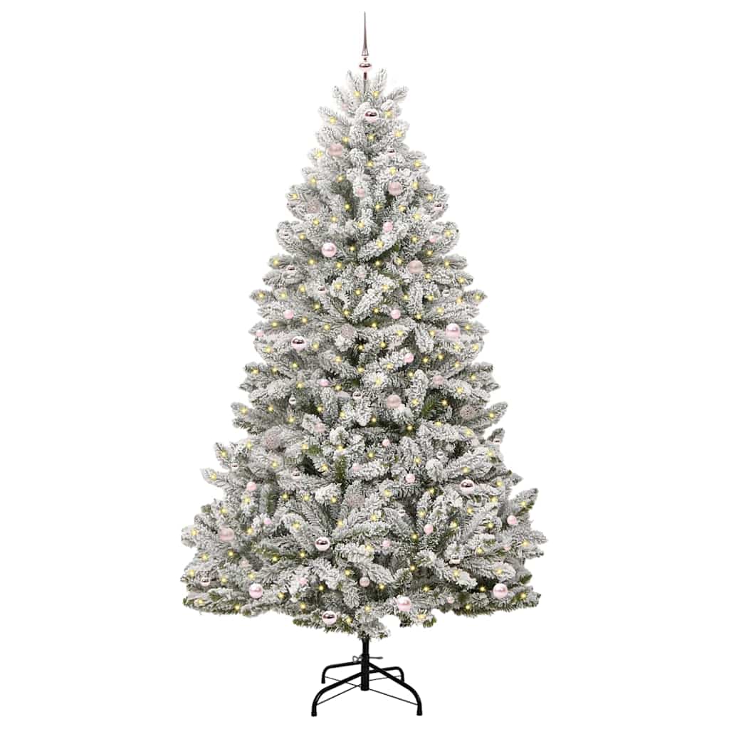 Albero di Natale artificiale con 300 LED Verde e Bianco 270 cm