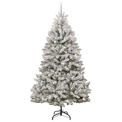 Albero di Natale artificiale con 300 LED Verde e Bianco 270 cm